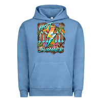 Pigment Pebble Blue hot mom summer Urban Hoodie - BarkalooDesign