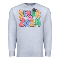 Heather Grey senior 2024 Premium Sweatshirt - MaliasSmallBusiness