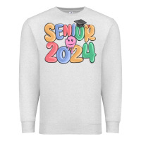Oatmeal Heather senior 2024 Premium Sweatshirt - MaliasSmallBusiness