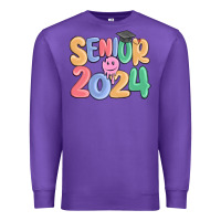 Purple senior 2024 Premium Sweatshirt - MaliasSmallBusiness