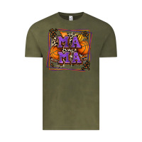 Vintage Olive basketball mama with leopard Vintage Tee - Zillion Design Studio