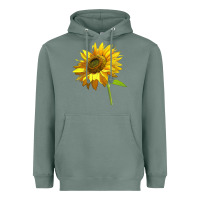 Sage sunflower Heavyweight Hoodie - LillyAllenDesigns