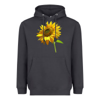 Smoke sunflower Heavyweight Hoodie - LillyAllenDesigns