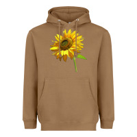 Toasted Coconut sunflower Heavyweight Hoodie - LillyAllenDesigns
