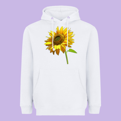 Sunflower Heavyweight Hoodie Designed By Lillyallendesigns