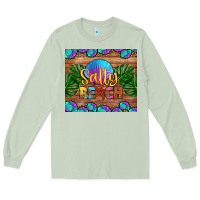 Matcha salty beach Long Sleeve Tee - HRA Design Shop