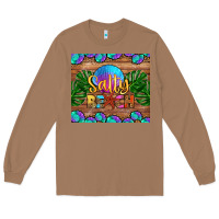 Toasted Coconut salty beach Long Sleeve Tee - HRA Design Shop