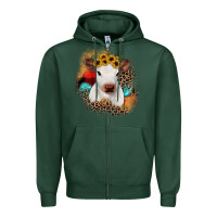 Sports Green christmas heifer Zipper Hoodie - JahusDesignShop