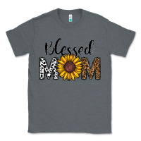 Charcoal Heather blessed mom Classic Tee - CowhideDigitalArt