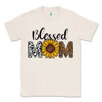 Natural blessed mom Classic Tee - CowhideDigitalArt