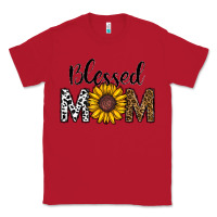 Red blessed mom Classic Tee - CowhideDigitalArt