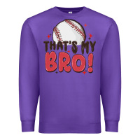 Purple that's my bro Premium Sweatshirt - MaliasSmallBusiness