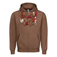 Chestnut diamonds are a girl's best friend baseball Zipper Hoodie - Jasminsmagicworld
