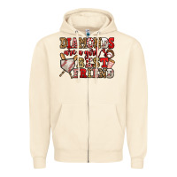 Sandshell diamonds are a girl's best friend baseball Zipper Hoodie - Jasminsmagicworld