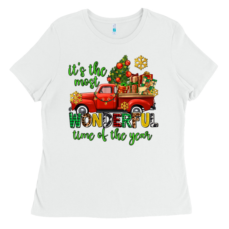 Its The Most Wonderful Time Of The Year Ladies Tee by AdoDesignShop | Teevron