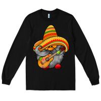 Black mexicon cute gnome Long Sleeve Tee - RacoonDesign