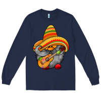 Navy mexicon cute gnome Long Sleeve Tee - RacoonDesign