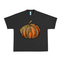 Pigment Black leopard pumpkin Urban Heavy Tee - RanaPortraitStore