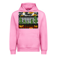 Fuchsia Pink cowhide cacti sunflowers christmas mousepad Urban Hoodie - Jasminsmagicworld