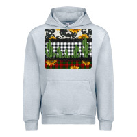 Heather Grey cowhide cacti sunflowers christmas mousepad Urban Hoodie - Jasminsmagicworld