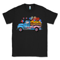 Black american truck and flag with stars Classic Tee - HRA Design Shop