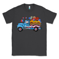 American Truck And Flag With Stars Classic Tee | Teevron