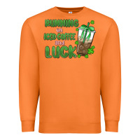 Carrot iced coffee and luck Premium Sweatshirt - MaliasSmallBusiness