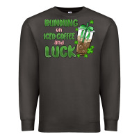 Smoke iced coffee and luck Premium Sweatshirt - MaliasSmallBusiness