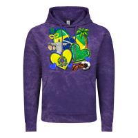 Cloud Purple brazil hearts Vintage Hoodie - texasbilliewilder