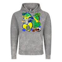 Cloud Rock brazil hearts Vintage Hoodie - texasbilliewilder
