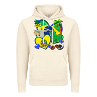 Vintage Artic brazil hearts Vintage Hoodie - texasbilliewilder