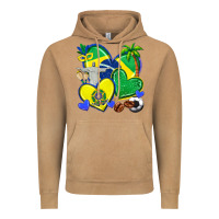 Vintage Camel brazil hearts Vintage Hoodie - texasbilliewilder