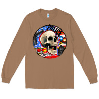 Toasted Coconut police skull and police equipment Long Sleeve Tee - AdoDesignShop