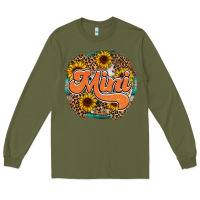 Army Green mini western Long Sleeve Tee - RacoonDesign
