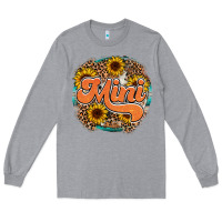 Heather Grey mini western Long Sleeve Tee - RacoonDesign