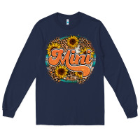 Navy mini western Long Sleeve Tee - RacoonDesign
