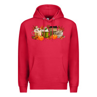 Cardinal pumpkin spice Premium Hoodie - MaliasSmallBusiness