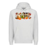 Dove Grey pumpkin spice Premium Hoodie - MaliasSmallBusiness