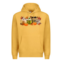 Mustard pumpkin spice Premium Hoodie - MaliasSmallBusiness