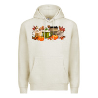 Oatmeal Heather pumpkin spice Premium Hoodie - MaliasSmallBusiness