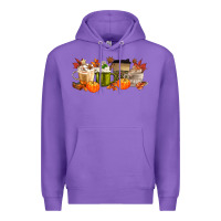 Purple pumpkin spice Premium Hoodie - MaliasSmallBusiness