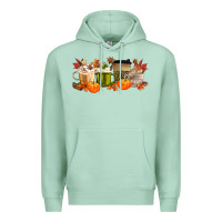 Seafoam pumpkin spice Premium Hoodie - MaliasSmallBusiness