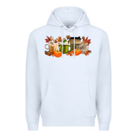 White pumpkin spice Premium Hoodie - MaliasSmallBusiness