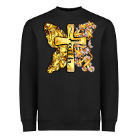 Black faith child cancer cross Heavyweight Sweatshirt - Zillion Design Studio