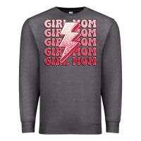 Charcoal Heather girl mom Premium Sweatshirt - MaliasSmallBusiness