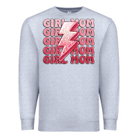 Heather Grey girl mom Premium Sweatshirt - MaliasSmallBusiness