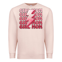 Pale Pink girl mom Premium Sweatshirt - MaliasSmallBusiness