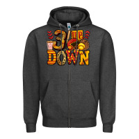 Charcoal Heather three up three down softball Zipper Hoodie - Jasminsmagicworld