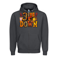 Smoke three up three down softball Zipper Hoodie - Jasminsmagicworld