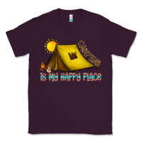 Plum camping is my happy place Classic Tee - CowhideDigitalArt